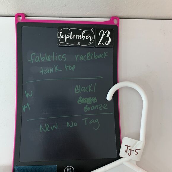 Fabletics Eiffel Tank Women M Medium Gilded Granite Scoop Neck Stretch Racerback - Picture 10 of 13